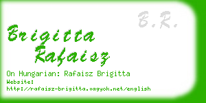 brigitta rafaisz business card